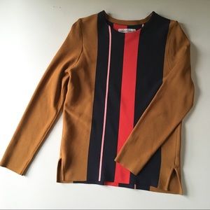 Apiece Apart stripe long sleeve knit top